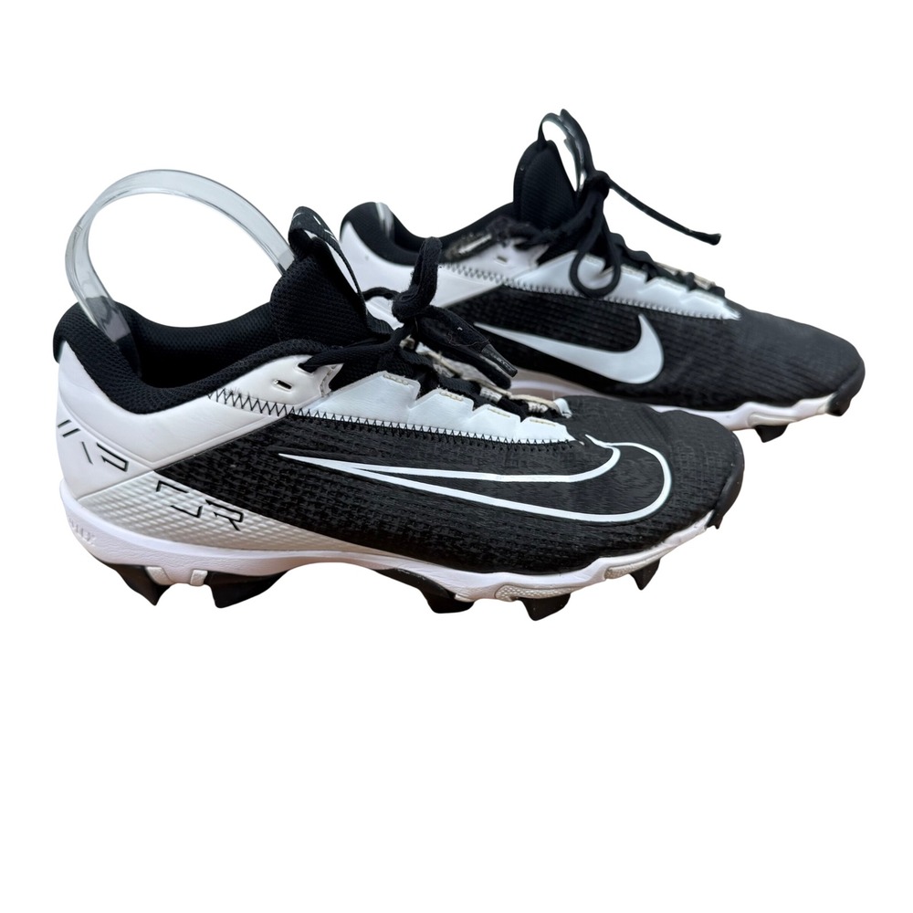 Nike Vapor Ultrafly 4 Keystone Cleats Black White Men 7.5 Football Baseball Flaw